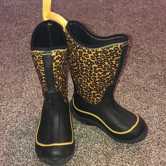 cheetah muck boots